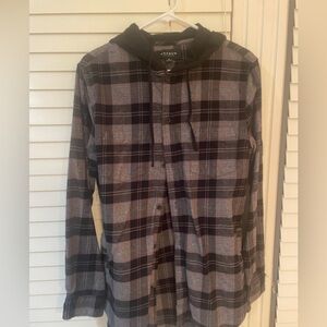 Pacsun flannel with hood